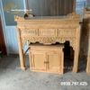 Bàn thờ gia tiên gỗ sồi kèm tủ BT9 đẹp