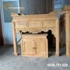 Bàn thờ gia tiên gỗ sồi kèm tủ BT9 đẹp
