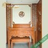 Vách ngăn phòng thờ gỗ đẹp 0132