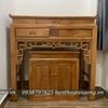 Bàn Thờ Gia Tiên Gỗ Sồi Kèm Tủ Có Ngăn Kéo