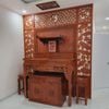 Vách ngăn phòng thờ cnc ốp tường đẹp 0137