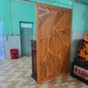 mẫu vách ngăn phòng khách và bếp hiện đai