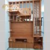 Vách Tivi Kết Hợp Bàn Thờ- 0033