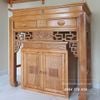 Bàn thờ gỗ sồi kèm tủ BT10