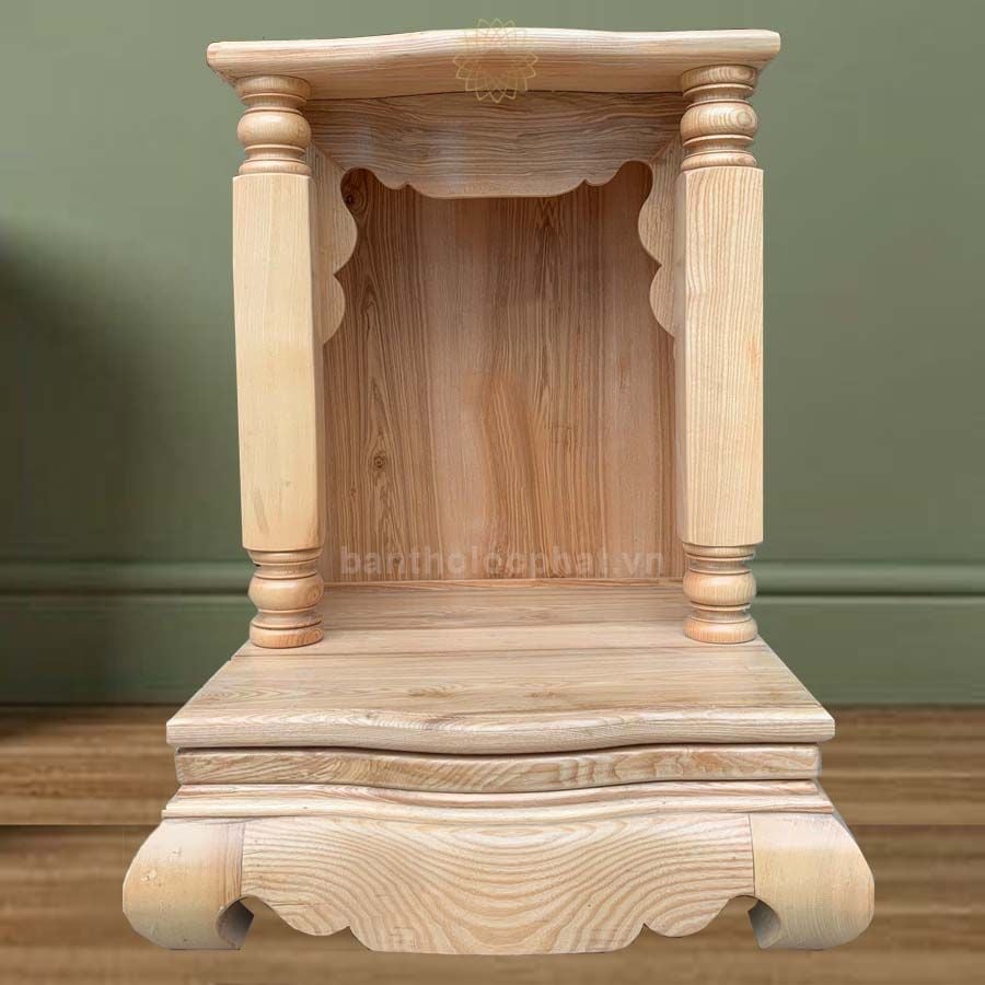 Bàn thờ thần tài ông địa gỗ sồi M5