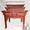 Bàn thờ gia tiên gỗ gõ đỏ 3 tầng - G3