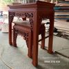 Bàn thờ gia tiên gỗ gõ đỏ hoa sen - G4