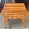 Bàn thờ gia tiên gỗ gõ đỏ 3 tầng tay cuốn