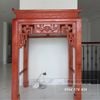 Bàn thờ gia tiên gỗ sồi hoa sen đơn BT1
