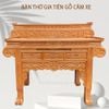 Bàn thờ gia tiên gỗ căm xe 2 tầng tay cuốn - X3