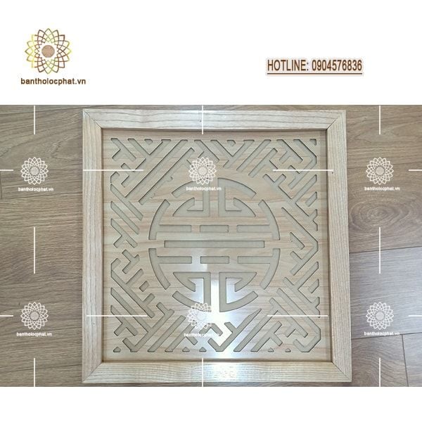 Tấm chống ám khói bàn thờ chữ thọ kích thước 41x61cm