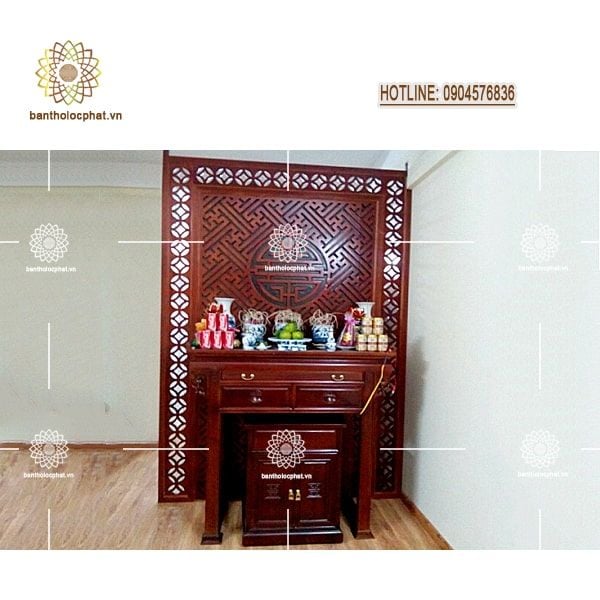 Vách ốp tường phòng thờ - VOT2