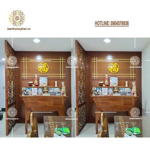  Vách ốp tường phòng thờ - VOT5 
