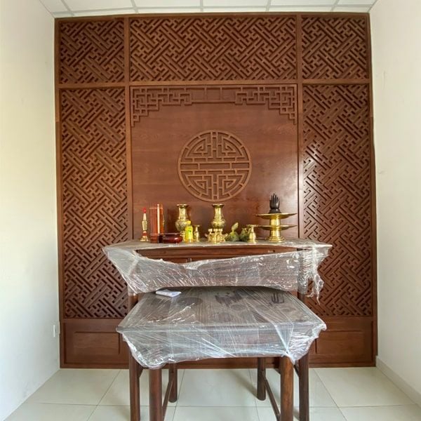 Vách ốp tường phòng thờ - VOT46