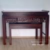 Bàn thờ gỗ sồi hoa sen kèm ghế đôn BT1