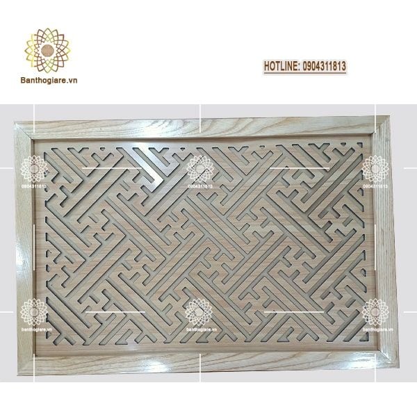 Tấm chống ám khói bàn thờ chữ thọ kích thước 61x41cm