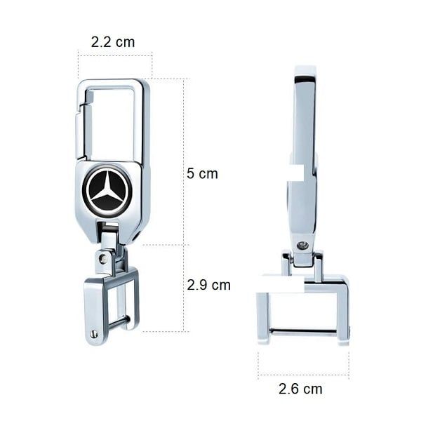  Móc Treo Chìa Khóa Ô Tô Có Logo Hãng Xe Cao Cấp Các Hãng - Có Tua Vít 