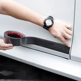  Nẹp Chống Xước Bước Chân Cửa Xe Ô Tô, Xe Hơi Mạ Cacbon Cao Cấp – Bản Rộng 5cm, 7cm 