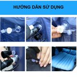  Đệm Hơi, Giường Hơi Ô Tô Vải Dù Nhung Cao Cấp – Chân Đế Rời Tiện Dụng 