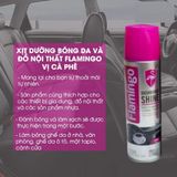  Xịt Dưỡng Bóng Da Và Đồ Nội Thất Oto FLAMINGO F096 - Hương Cà Phê 