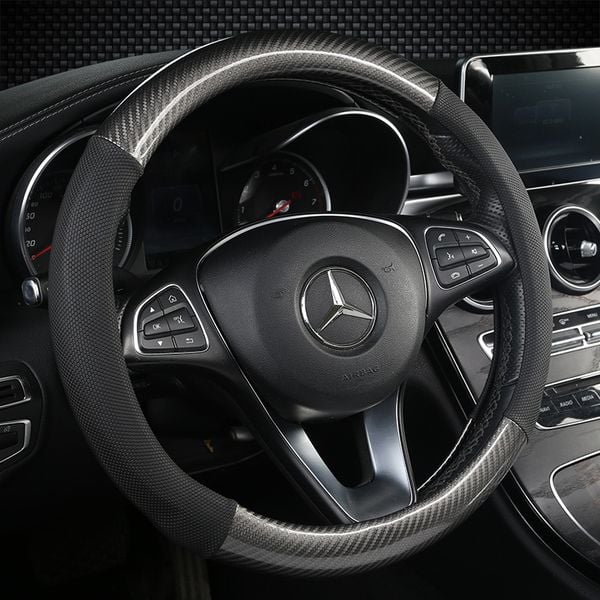  Bọc Vô Lăng Cacbon Cao Cấp, Chống Trơn, Chống Trượt 