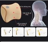  Bộ Gối Tựa Đầu Và Gối Tựa Lưng Cao Su Non Cao Cấp Dùng Trên Ô Tô, Ghế Văn Phòng 