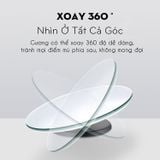  (Đủ Mẫu) Gương Cầu Lồi Gắn Kính Hậu Ô tô Xoay 360 Xóa Điểm Mù 