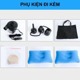  Đệm Hơi, Giường Hơi Ô Tô Vải Dù Nhung Cao Cấp – Chân Đế Rời Tiện Dụng 