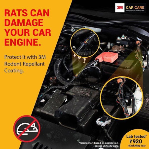  CHAI XỊT CHỐNG CHUỘT Ô TÔ CHÍNH HÃNG 3M RODENT REPELLANT COATING 