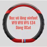  BỌC VÔ LĂNG CỜ PHÁP DCUT 3 SỌC DÁNG THỂ THAO CAO CẤP DÀNH CHO XE VINFAST 