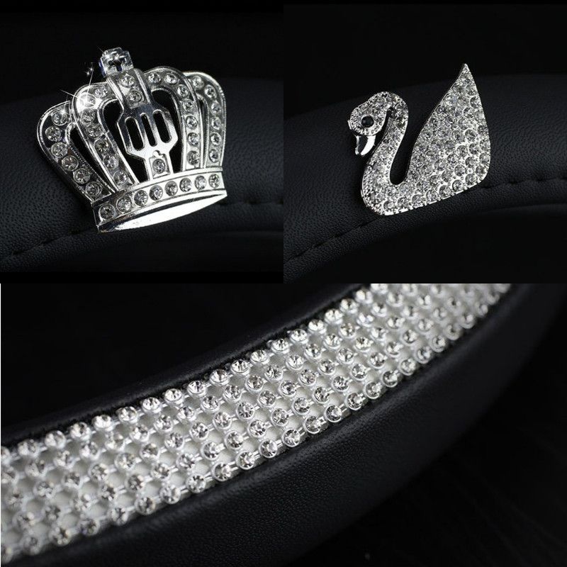  BỌC VÔ LĂNG Ô TÔ ĐÍNH ĐÁ CAO CẤP PHÙ HỢP VỚI MỌI DÒNG XE CON, THIẾT KẾ SANG TRỌNG 