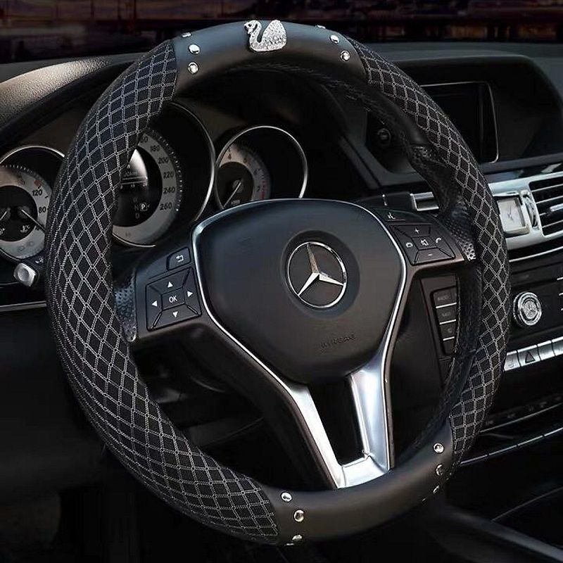  BỌC VÔ LĂNG Ô TÔ ĐÍNH ĐÁ CAO CẤP PHÙ HỢP VỚI MỌI DÒNG XE CON, THIẾT KẾ SANG TRỌNG 