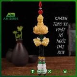  Khánh Treo Xe Ô Tô Hình Đức Phật Ngồi Đài Sen Phong Thuỷ 