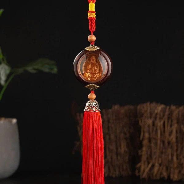  Khánh Treo Xe Ô Tô Hình Đức Phật Ngồi Đài Sen Phong Thuỷ 