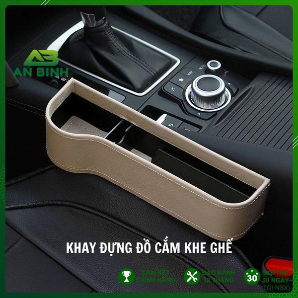  Khay Đựng Đồ Cắm Khe Ghế Ô Tô, Khay Đựng Đồ Đa Năng Dùng Trên Xe Ô Tô 