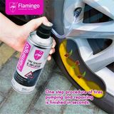  Chai Vá Lốp, Bơm Lốp Khẩn Cấp Tự Động FLAMINGO F015 Dùng Cho Ô Tô, Xe Máy, Xe Đạp Điện 450ml 