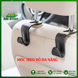  Móc Treo Đồ Đa Năng Gắn Sau Ghế Ô Tô, Chất Liệu Nhựa ABS Cao Cấp Version 2 