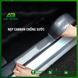  Nẹp Chống Xước Bước Chân Cửa Xe Ô Tô, Xe Hơi Mạ Cacbon Cao Cấp – Bản Rộng 5cm, 7cm 