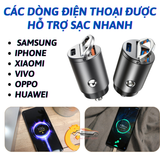  Tẩu Sạc Ô tô, Bộ Tẩu Sạc Xe Hơi PUGAN + Dây Sạc, Dùng Nguồn 12V-24V, Sạc Điện Thoại, Camera Hình Trình, Máy Hút Bụi,... 