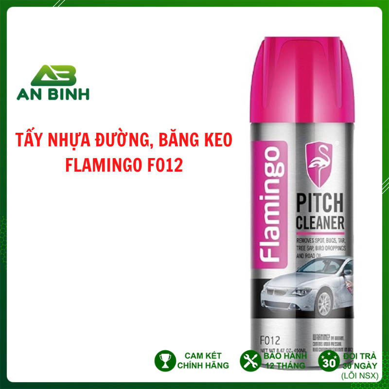  BÌNH XỊT TẨY NHỰA ĐƯỜNG, BĂNG KEO FLAMINGO F012 450ML 