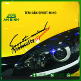  Tem Sport Mind Dán Xe Ô Tô - Tem Ô Tô Thể Thao Sport Mind 
