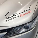  Tem Sport Mind Dán Xe Ô Tô - Tem Ô Tô Thể Thao Sport Mind 