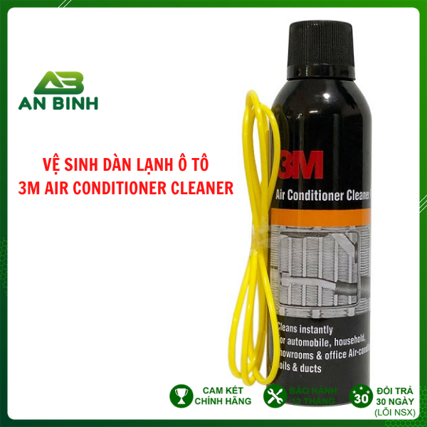  Vệ Sinh Dàn Lạnh, Vệ Sinh Điều Hoà Ô Tô, Dung Dịch Vệ Sinh 3M Air Conditioner Cleaner Foam Dạng Bọt, Hàng Chính Hãng 