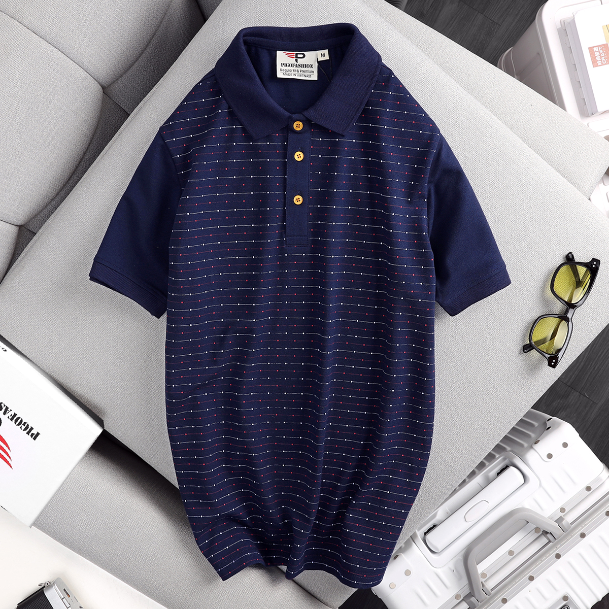 Áo thun nam Polo BELLUNI cao cấp mềm mượt thoáng khí  Belluni