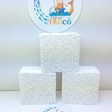 Sứ tàu hũ Ceramic chính hãng loại 1, viên vuông 10x10x5cm loại bỏ amoniac, nitrat bể cá cảnh