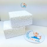 Sứ tàu hũ Ceramic chính hãng loại 1, viên vuông 10x10x5cm loại bỏ amoniac, nitrat bể cá cảnh