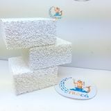 Sứ tàu hũ Ceramic chính hãng loại 1, viên vuông 10x10x5cm loại bỏ amoniac, nitrat bể cá cảnh