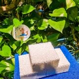 Sứ tàu hũ Ceramic chính hãng loại 1, viên vuông 10x10x5cm loại bỏ amoniac, nitrat bể cá cảnh