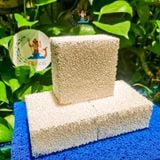 Sứ tàu hũ Ceramic chính hãng loại 1, viên vuông 10x10x5cm loại bỏ amoniac, nitrat bể cá cảnh