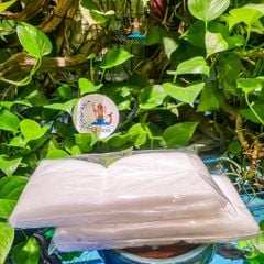 Bông ép 2 mặt màu trắng lọc bể cá kích thước 60 x12 x 1 cm